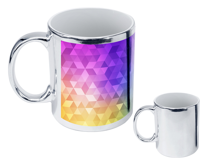 TARRO DE SUBLIMACION COLOR PLATA TAMPA - Artículo Promocional Personalizado