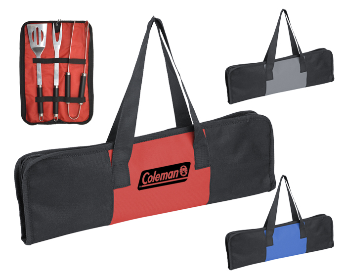 SET PARA ASADO CON BOLSA MAR Y TIERRA - Artículo Promocional Personalizado