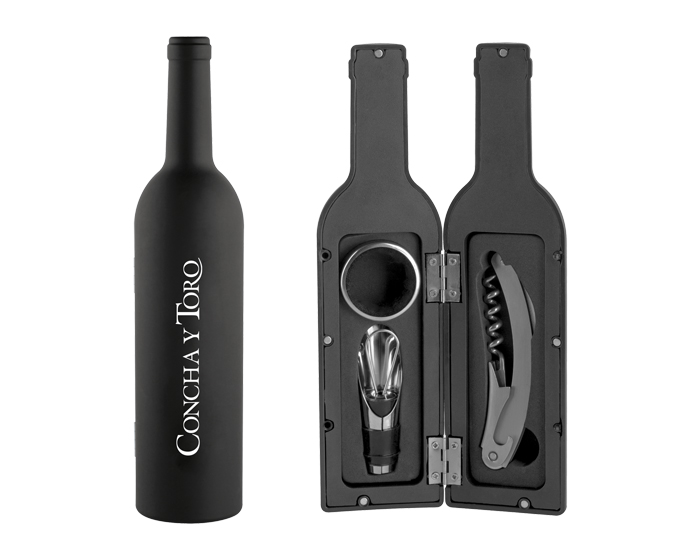 ACCESORIOS PARA VINO 3 PIEZAS SAGRETO - Artículo Promocional Personalizado