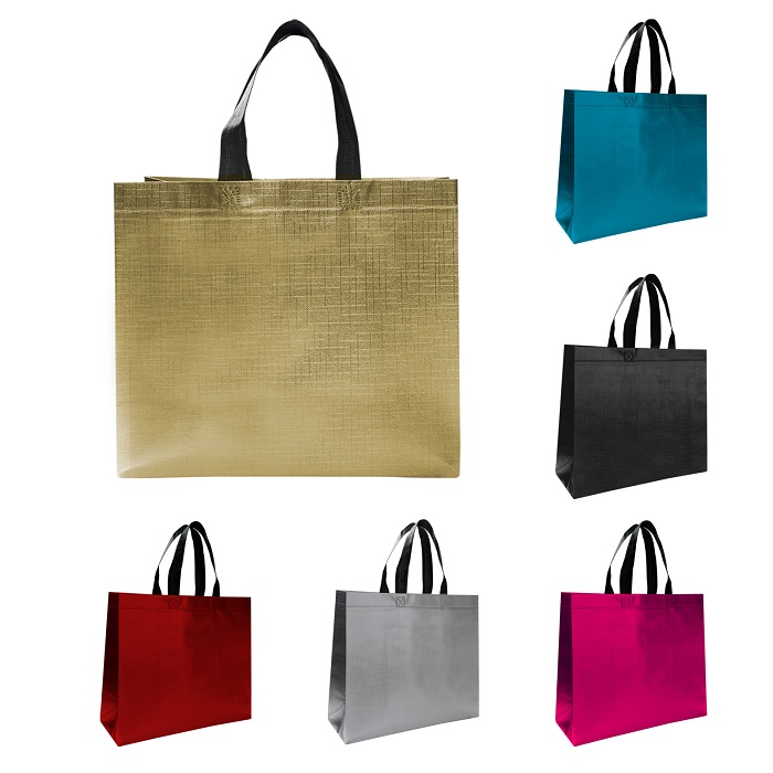 BOLSA ECOLOGICA METALIZADA META - Artículo Promocional Personalizado