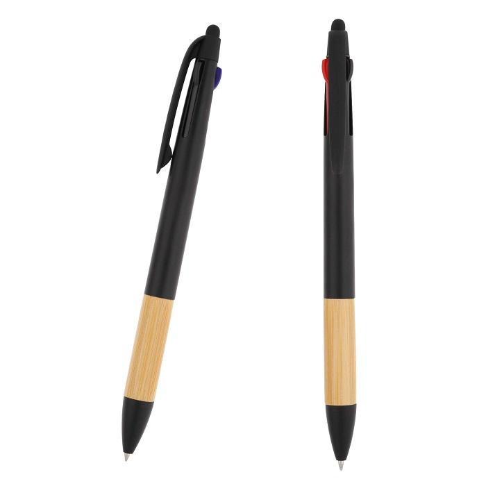 BOLIGRAFO DE PLASTICO 4 TINTAS NARA - Artículo Promocional Personalizado
