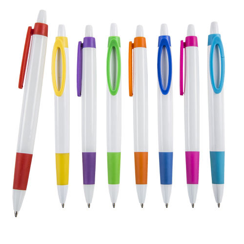 BOLIGRAFO PLASTICO GRIP DE GOMA - Artículo Promocional Personalizado