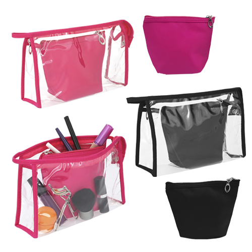 COSMETIQUERA DE PLASTICO Y POLIESTER COSMETIQUERA DE PLASTICO Y POLIESTER - Artículo Promocional Personalizado