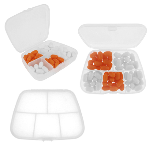 PASTILLERO PLASTICO 5 COMPARTIMENTOS - Artículo Promocional Personalizado