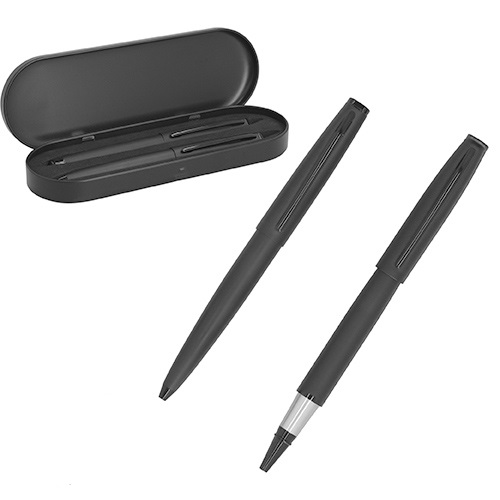 SET BOLIGRAFOS METALICOS ACABADO MATE SET BOLIGRAFOS METALICOS ACABADO MATE - Artículo Promocional Personalizado