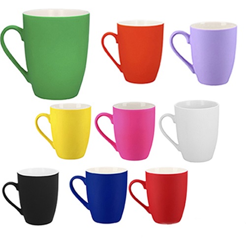 TAZA CERAMICA ACABADO RUBBER - Artículo Promocional Personalizado