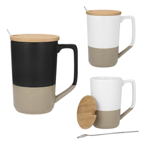 TAZA CERAMICA ACABADO MATE Y TEXTURIZADO - Artículo Promocional Personalizado