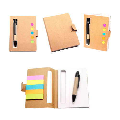 MINI LIBRETA DE PAPEL RECICLADO - Artículo Promocional Personalizado