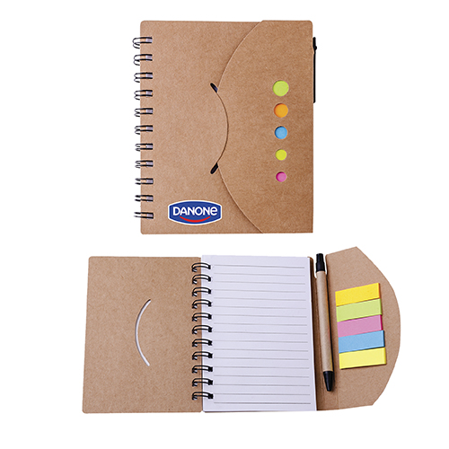 LIBRETA DE PAPEL RECICLADO - Artículo Promocional Personalizado
