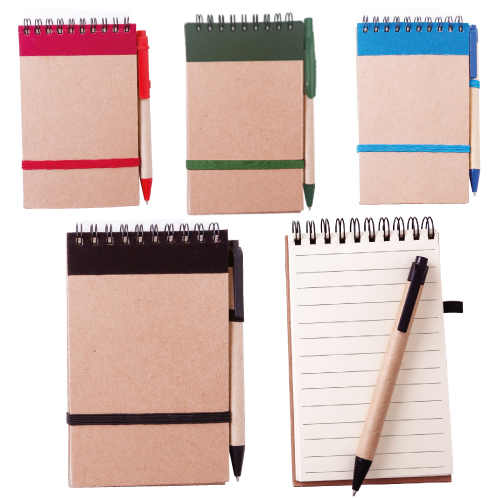 LIBRETA POCKET DE PAPEL RECICLADO - Artículo Promocional Personalizado
