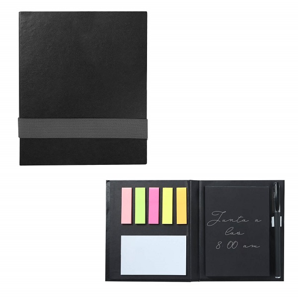 BLOCK DE NOTAS NOIR - Artículo Promocional Personalizado