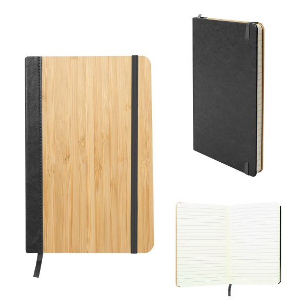 LIBRETA DE BAMBU TEJO LIBRETA DE BAMBU TEJO - Artículo Promocional Personalizado