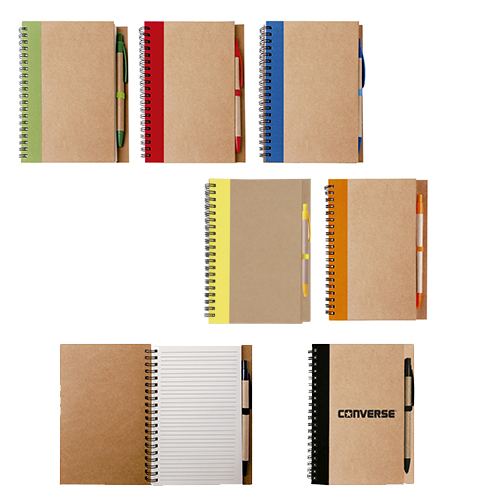 LIBRETA DE PAPEL RECICLADO - Artículo Promocional Personalizado