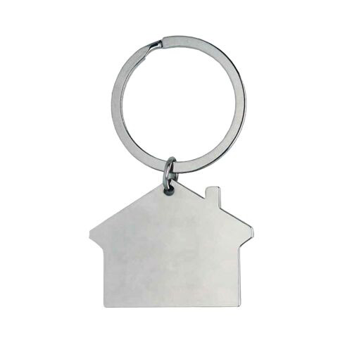 LLAVERO METALICO EN FORMA DE CASA LLAVERO METALICO EN FORMA DE CASA - Artículo Promocional Personalizado