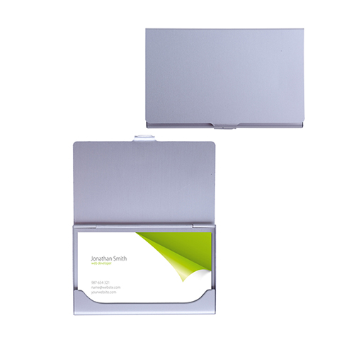 TARJETERO DE ALUMINIO - Artículo Promocional Personalizado