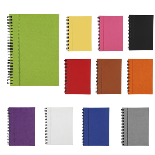 LIBRETA DE POLIURETANO ESPIRAL METALICO - Artículo Promocional Personalizado