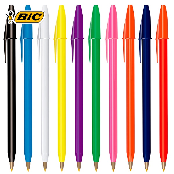 BOLIGRAFO PLASTICO ROUND STIC TA BIC - Artículo Promocional Personalizado