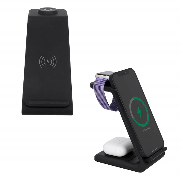 CARGADOR INALAMBRICO 3 EN 1 YAN - Artículo Promocional Personalizado
