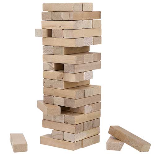 TORRE JENGA 54 BLOQUES - Artículo Promocional Personalizado