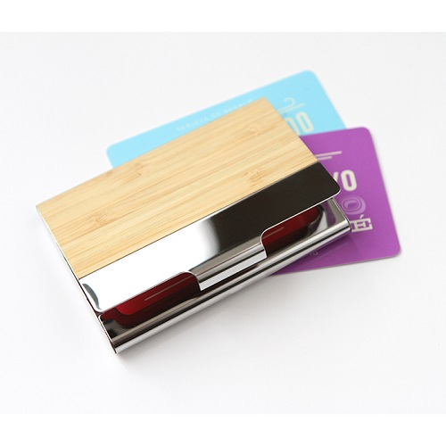PORTA TARJETAS METALICO - Artículo Promocional Personalizado
