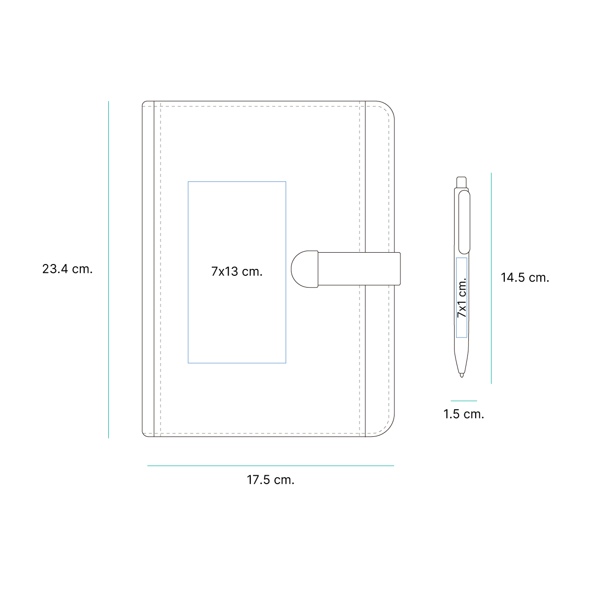 Set de Agenda Premium Bati - Vista 6
