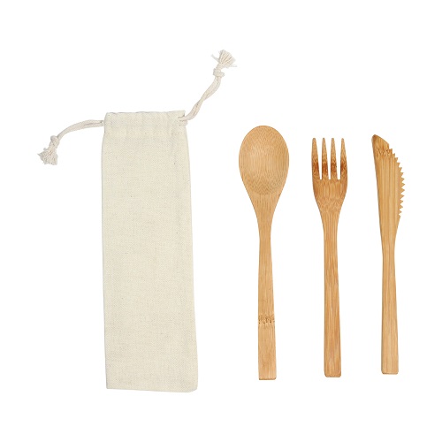 SET CUBIERTOS REUTILIZABLES CASTELLA - Artículo Promocional Personalizado
