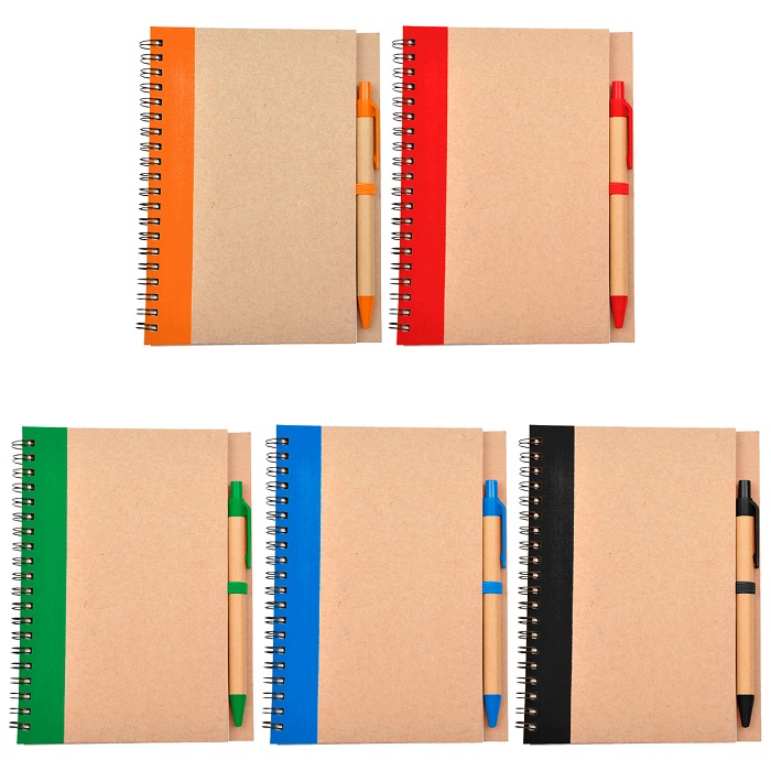LIBRETA ECOLOGICA MILAN - Artículo Promocional Personalizado