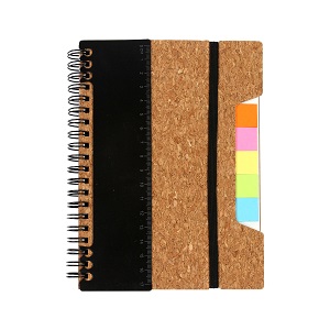 LIBRETA PASTA TIPO CORCHO - Artículo Promocional Personalizado