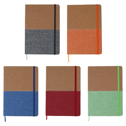 LIBRETA CORCHO BI TONO - Artículo Promocional Personalizado