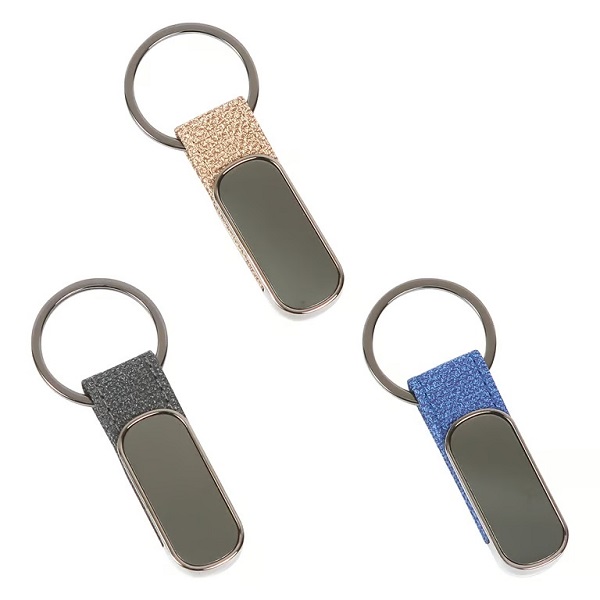 LLAVERO EN METAL Y CURPIEL PARTENEN - Artículo Promocional Personalizado