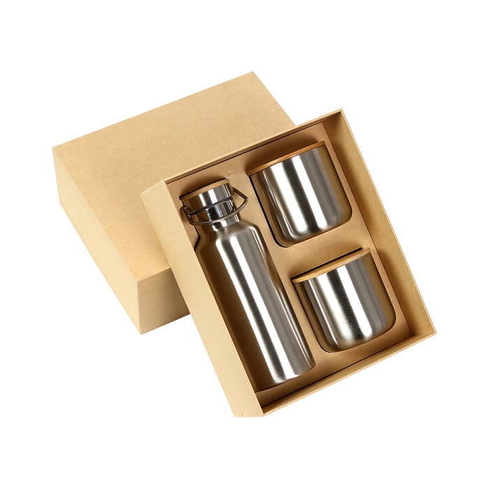 SET BOTELLA Y TAZAS LUDVIKA SET BOTELLA Y TAZAS LUDVIKA - Artículo Promocional Personalizado