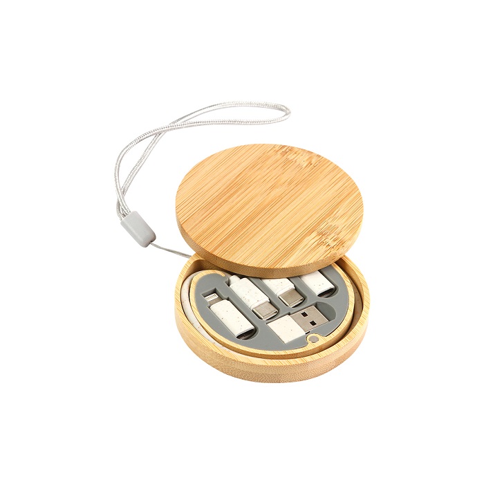 SET DE CABLES TARTU - Artículo Promocional Personalizado