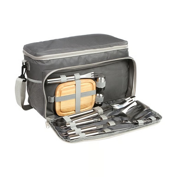 HIELERA CON SET BBQ LUNAY - Artículo Promocional Personalizado
