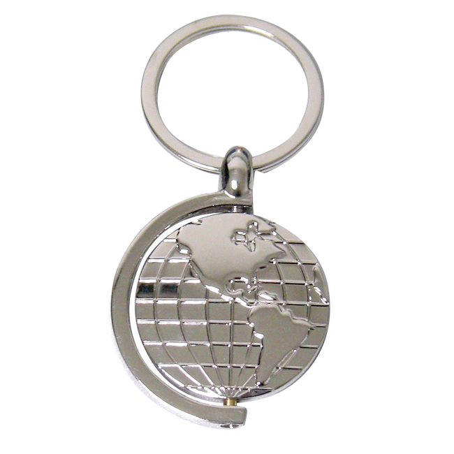 LLAVERO METALICO MUNDO GIRATORIO LLAVERO METALICO MUNDO GIRATORIO - Artículo Promocional Personalizado