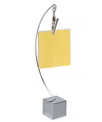 Clip portanotas curvo colgante Clip portanotas curvo colgante - Artículo Promocional Personalizado