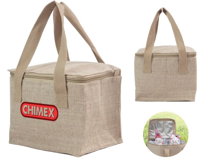 Lonchera hielera yute Campirana - Artículo Promocional Personalizado