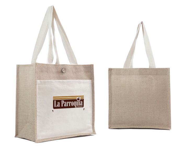 Bolsa de yute / algodón Campestre - Artículo Promocional Personalizado