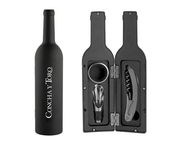Accesorios para vino 3 piezas Sagreto - Artículo Promocional Personalizado