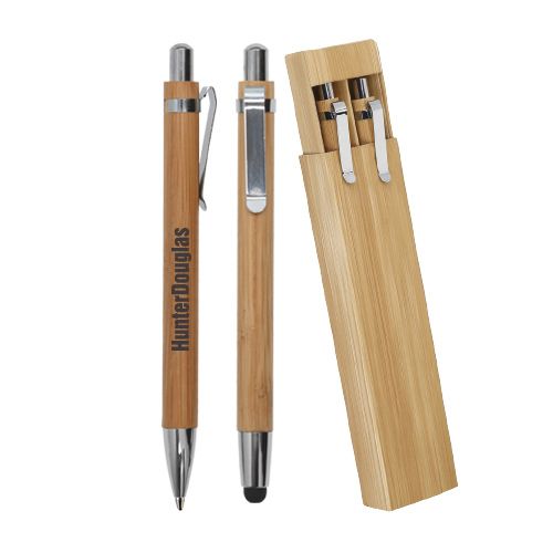 Set de bambú Marshall - Artículo Promocional Personalizado