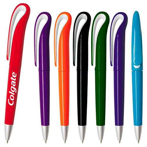 Bolígrafo plástico color sólido - Artículo Promocional Personalizado