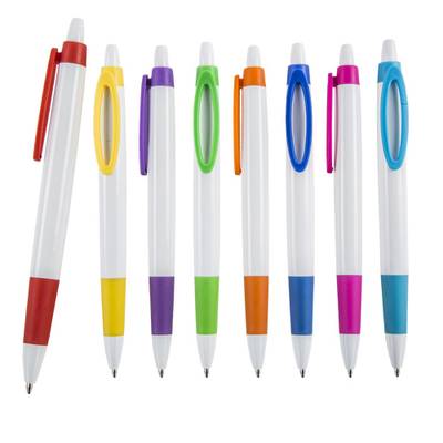 Bolígrafo plástico grip de goma Bolígrafo plástico grip de goma - Artículo Promocional Personalizado