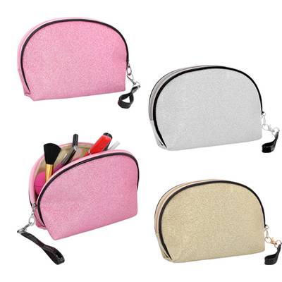 Cosmetiquera en poliéster acabado glitter Cosmetiquera en poliéster acabado glitter - Artículo Promocional Personalizado