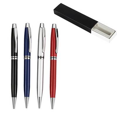 Bolígrafo metálico retráctil Bolígrafo metálico retráctil - Artículo Promocional Personalizado