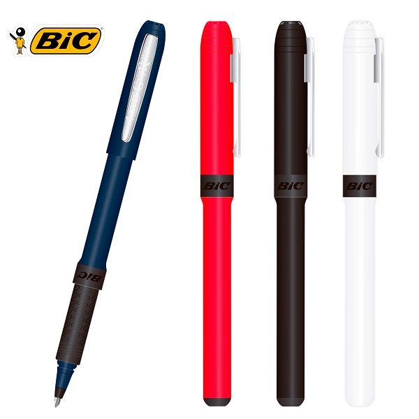 Bolígrafo plástico grip roller - Artículo Promocional Personalizado