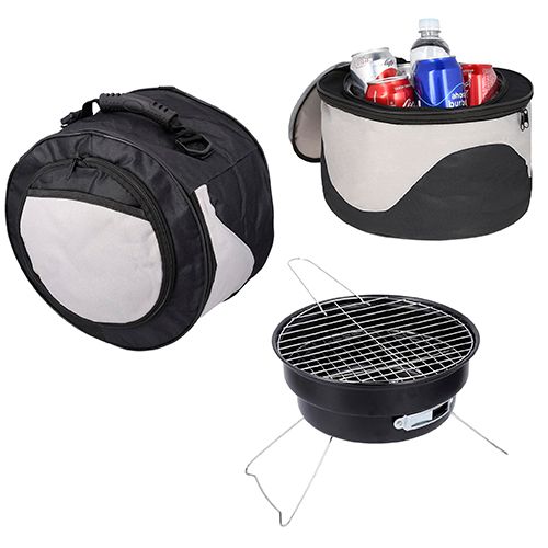 Asador portátil de acero inoxidable