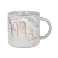 Taza cerámica apariencia mármol