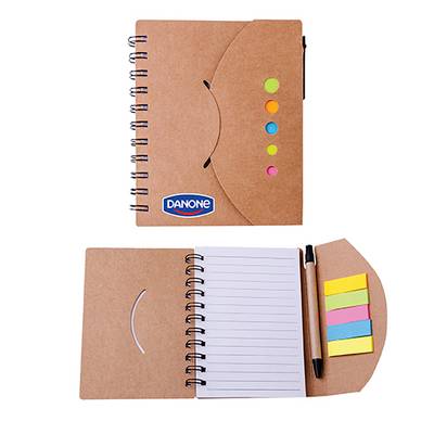 Libreta de papel reciclado Libreta de papel reciclado - Artículo Promocional Personalizado