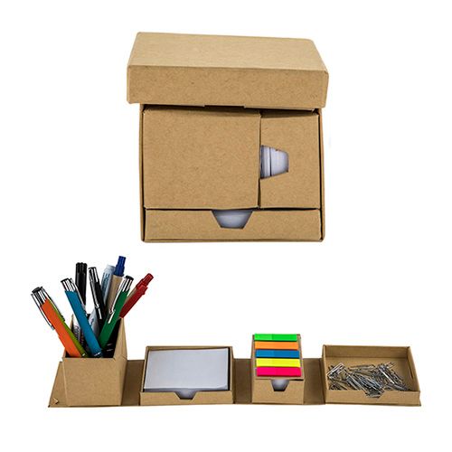Estuche ecológico en forma de cubo