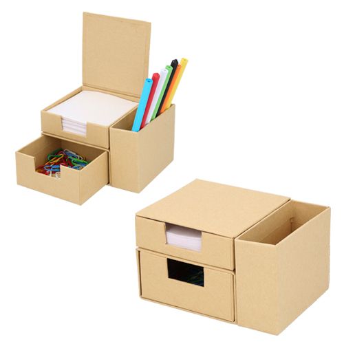 Set ecológico rectangular de cartón