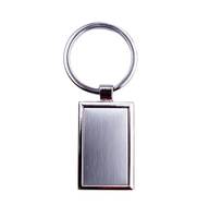 Llavero metálico rectangular